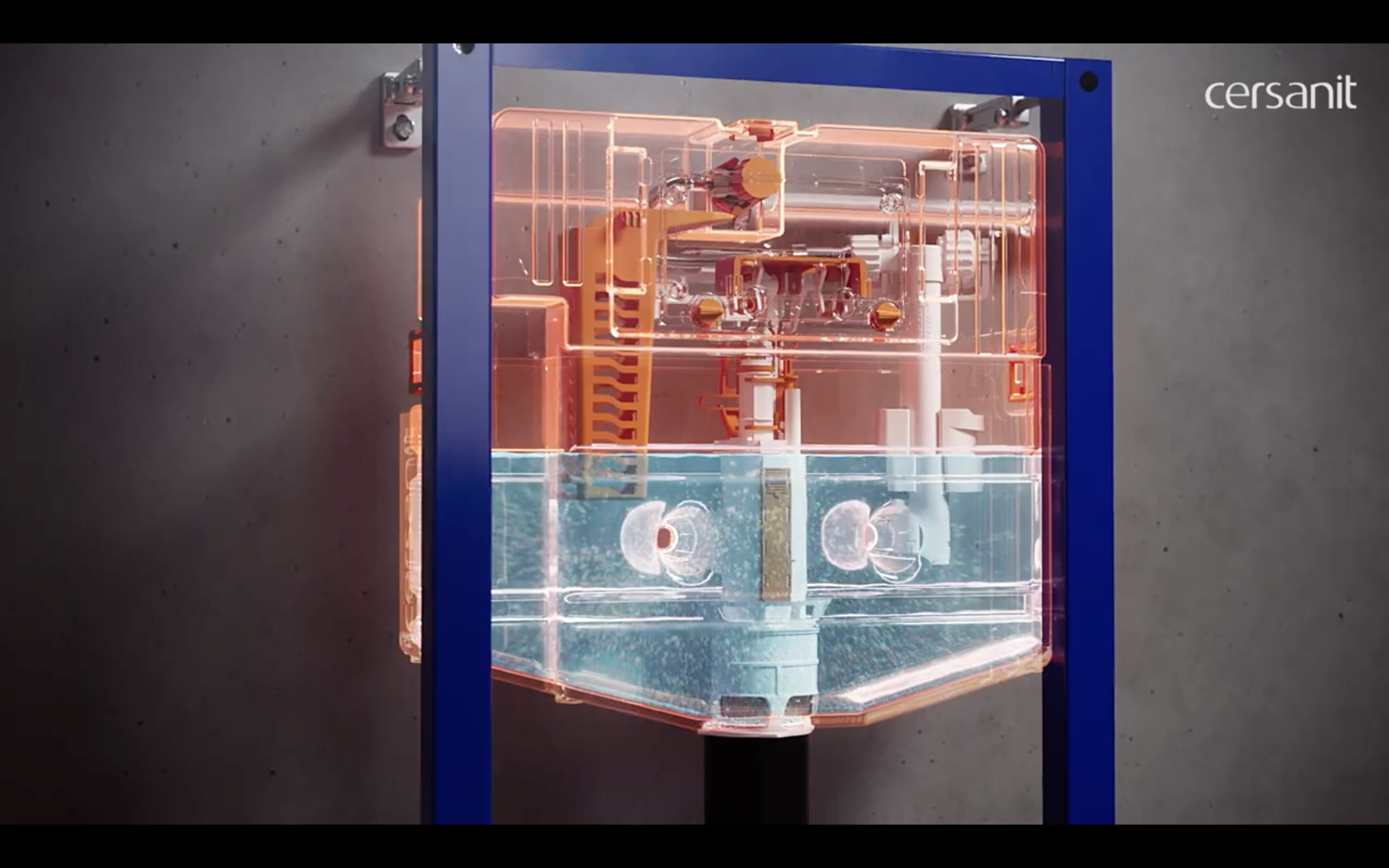 AQUA 50 MECH QF concealed frame K97-525